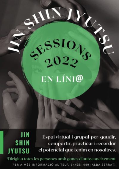 Jin Shin Jyutsu 2022 sessions en línia