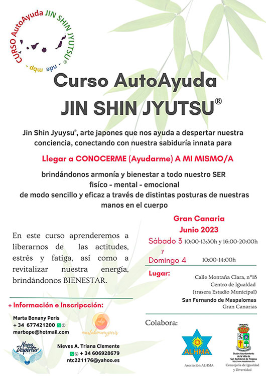 Curso autoayuda en Gran Canaria - junio 2023